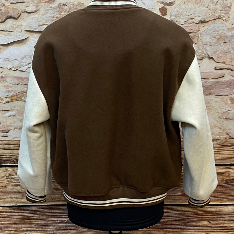 Harvard College Jacke – Braun/Creme – Gr. M