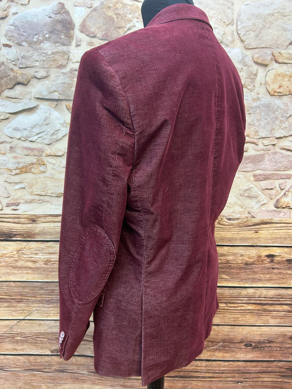 Bordeaux Cord-Blazer Herren Sakko Gr. 50