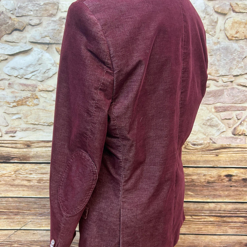 Bordeaux Cord-Blazer Herren Sakko Gr. 50