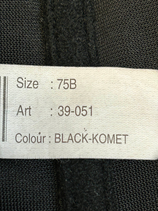 Glamouröse Corsage in Schwarz – Größe 34B