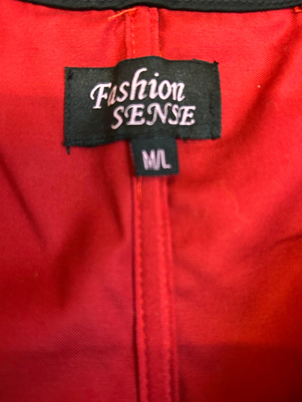 Verführerisches Rot: Corsagenkleid Größe M/L