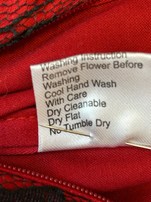 Verführerisches Rot: Corsagenkleid Größe M/L