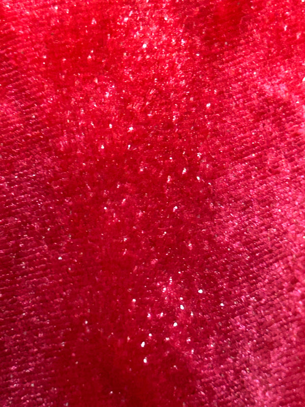 Rote Corsage von Censored mit Glitzerakzenten, Gr.75b