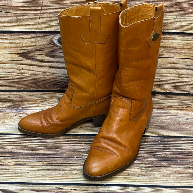 Vintage Cowboy Lederstiefel Größe 42
