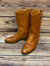 Vintage Cowboy Lederstiefel Größe 42