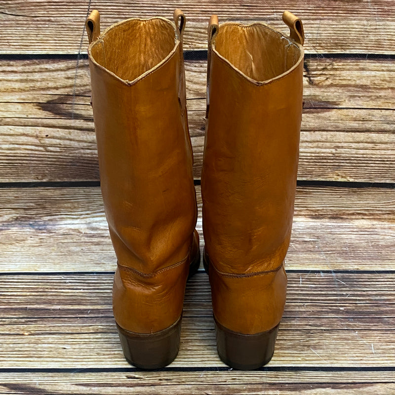 Vintage Cowboy Lederstiefel Größe 42