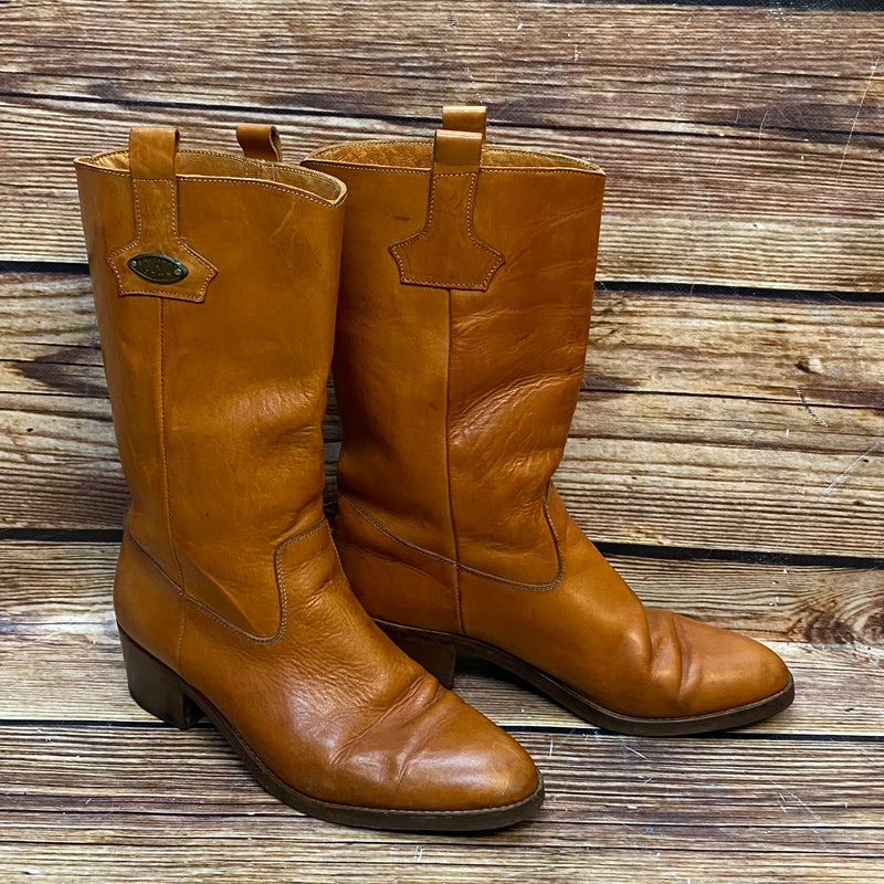 Vintage Cowboy Lederstiefel Größe 42 