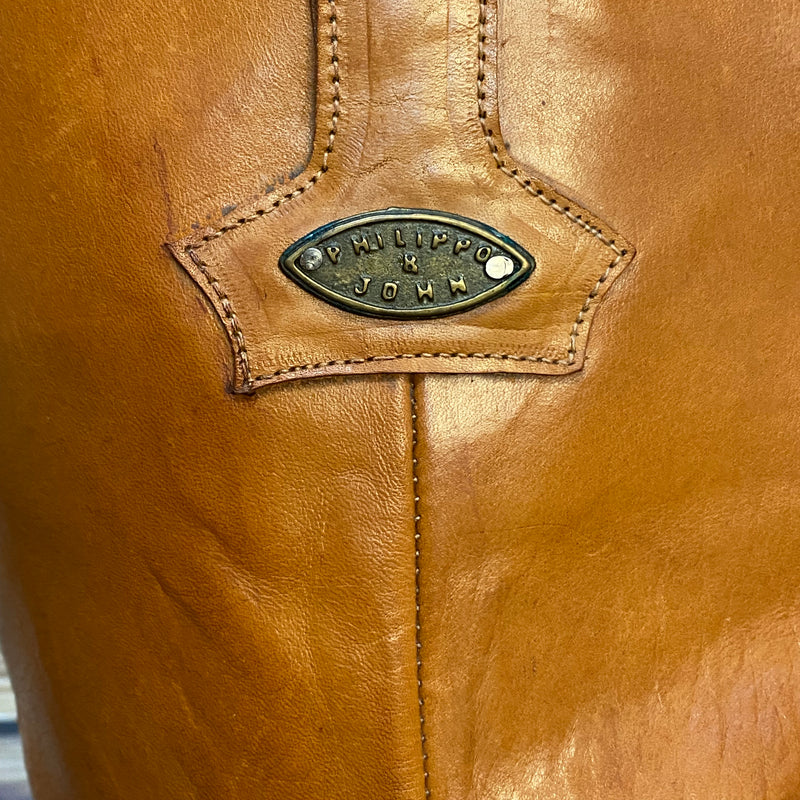 Vintage Cowboy Lederstiefel Größe 42