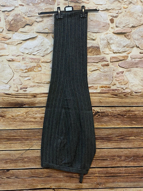 Hochwertige Stresemann Hose zum Cutaway-Anzug grau-schwarz gestreift Bundweite 100 cm, Herren Gr.54 