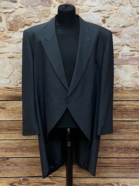 Dunkelgraue Cutaway Jacke Vintage 20er Jahre Stil Gr.32