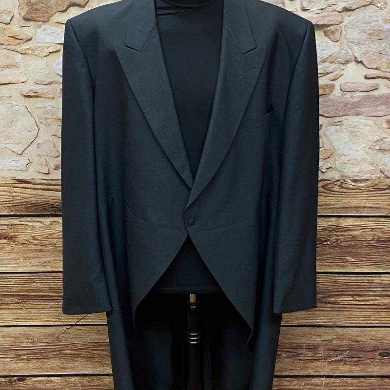 Dunkelgraue Cutaway Jacke Vintage 20er Jahre Stil Gr.32