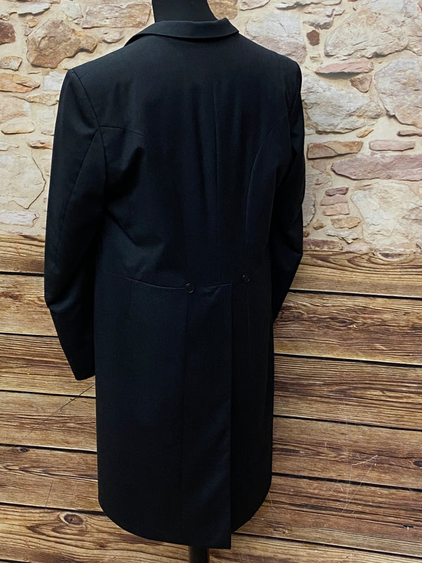 Veste coupe-vent Wilvorst en laine vierge en anthracite taille 106 vintage 