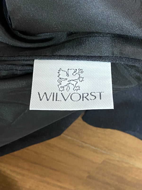 Veste coupe-vent Wilvorst en laine vierge en anthracite taille 106 vintage 