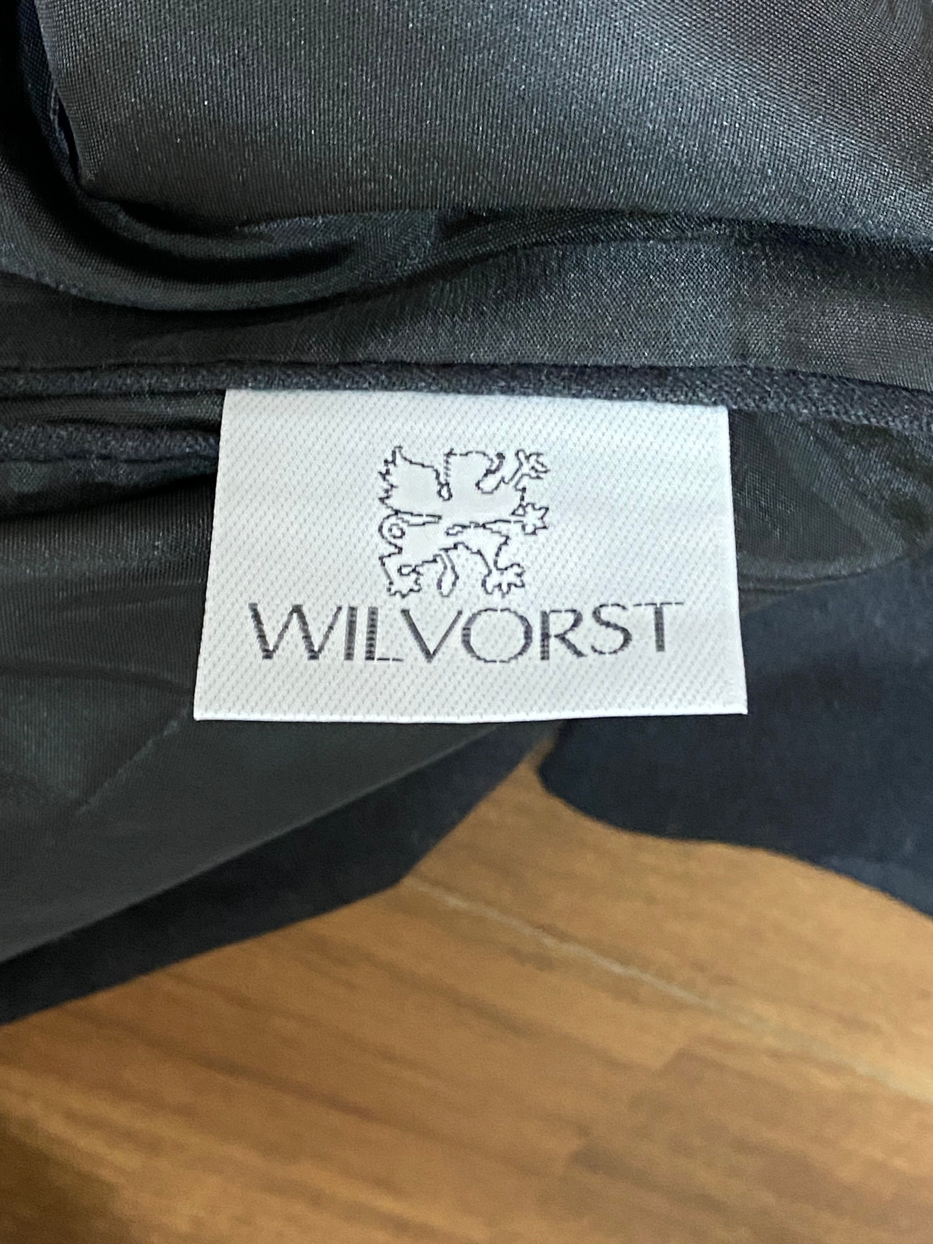 Wilvorst Cutaway Jacke aus Schurwolle in anthrazit Gr.106 Vintage