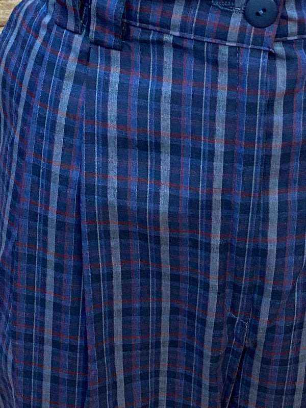 Knickerbocker - Damen - Hose -  kariert - Größe 40