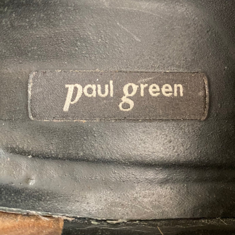 Paul Green Damen Schnürschuhe, Vintage Lackschuhe Gr.38