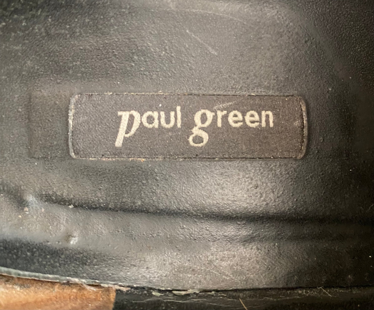 Chaussures à lacets femme Paul Green, chaussures vintage en cuir verni taille 38