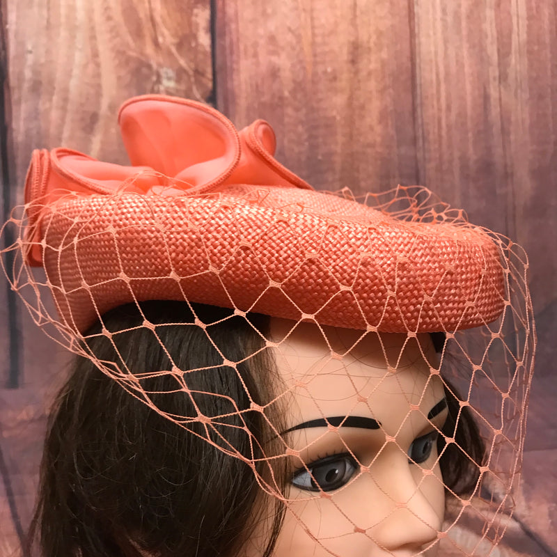 Vintage Minihut Fascinator Damen-Cocktailhut Marke Bermona London