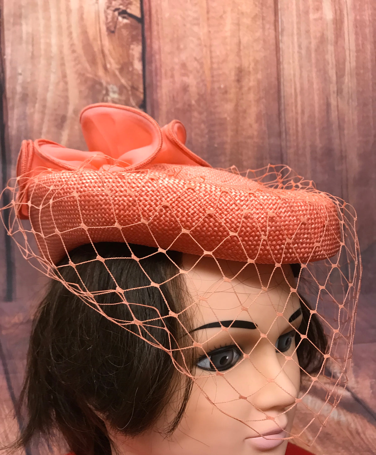 Vintage Minihut Fascinator Damen-Cocktailhut Marke Bermona London