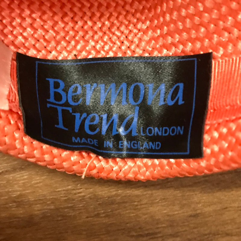 Vintage Minihut Fascinator Damen-Cocktailhut Marke Bermona London