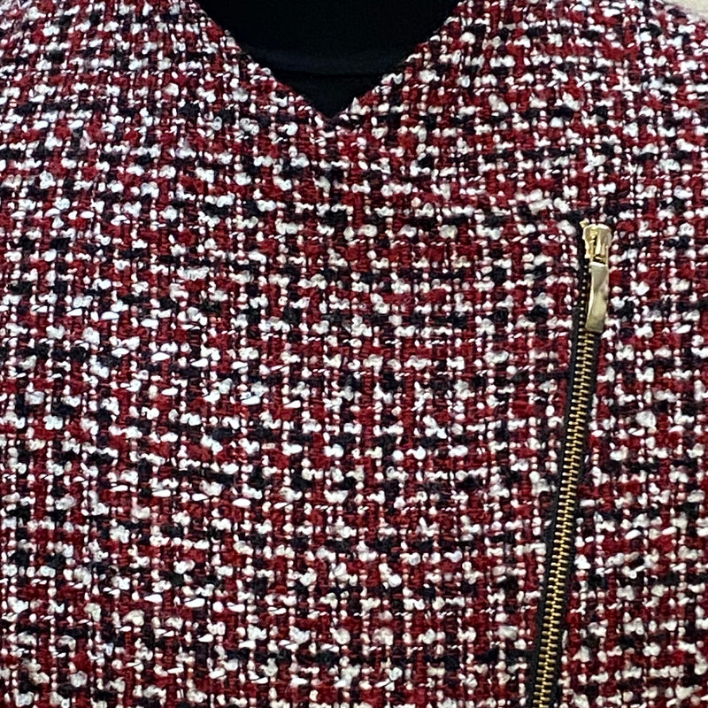 Kurze Damen Jacke  Vintage-Stiil Gr.44 Salt & Pepper Muster