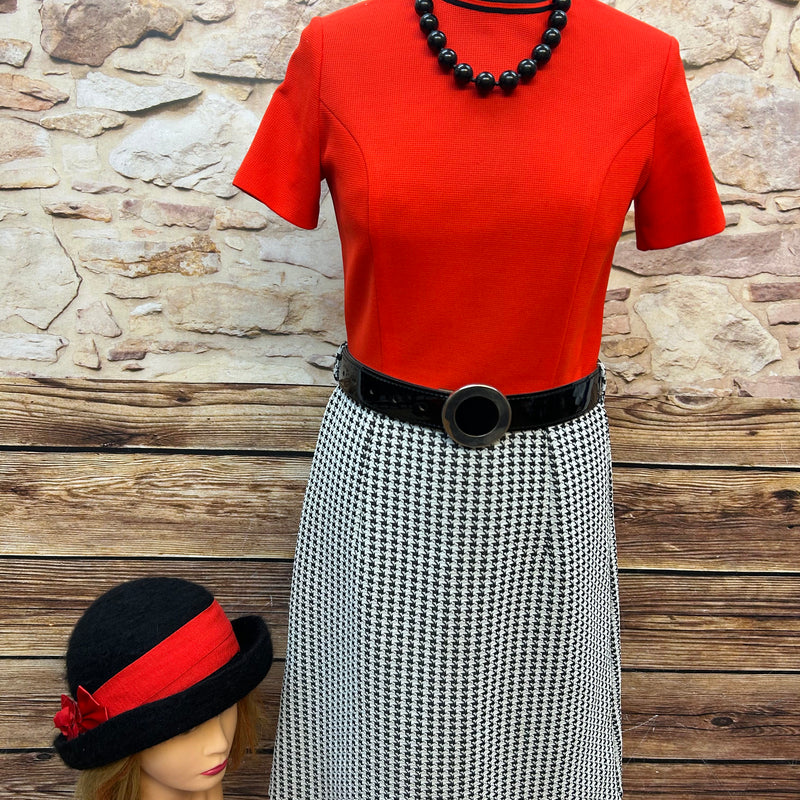 Exklusives Vintage Kleid mit Jacke aus den 70er Jahren – Ein Unikat für Oldtimer-Events