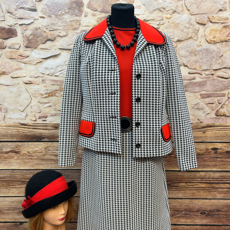 Exklusives Vintage Kleid mit Jacke aus den 70er Jahren – Ein Unikat für Oldtimer-Events