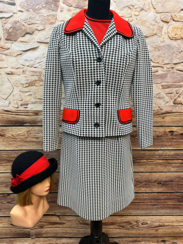 Exklusives Vintage Kleid mit Jacke aus den 70er Jahren – Ein Unikat für Oldtimer-Events