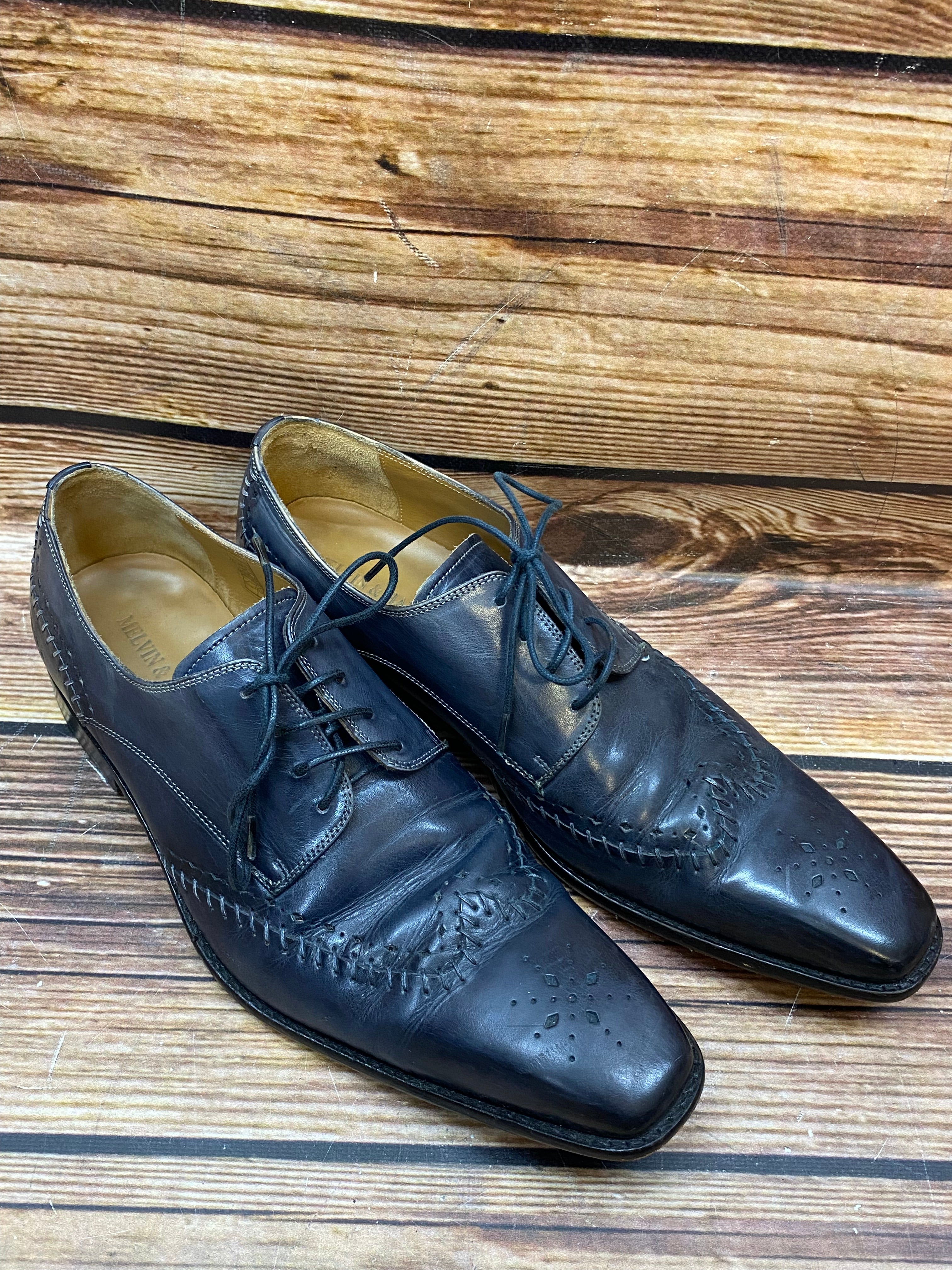 Melvin & Hamilton Vintage Schuhe Herren Gr.44 dunkelblauMelvin & Hamilton Vintage Schuhe Herren Gr.44 dunkelblau