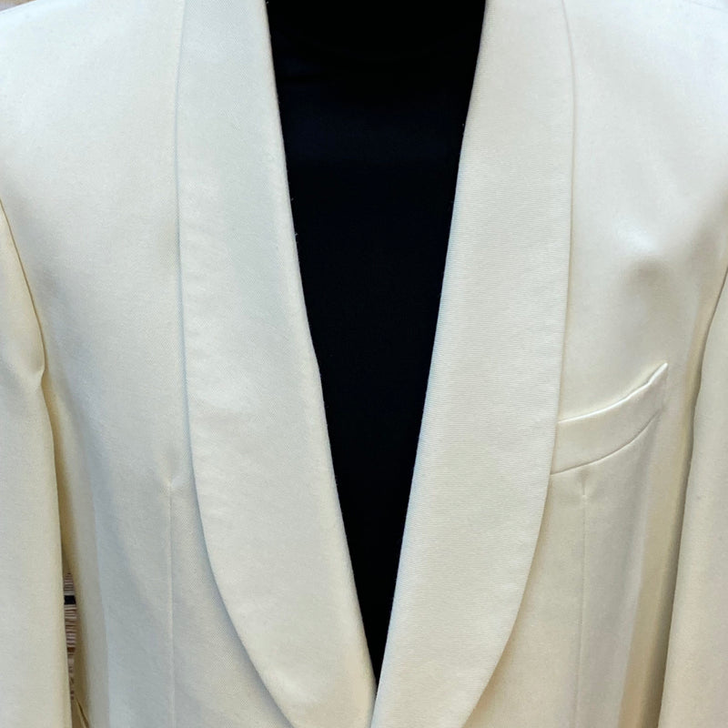 Vintage Dinnerjacke – Gr. 52 – Cremeweiß – sehr gut erhalten