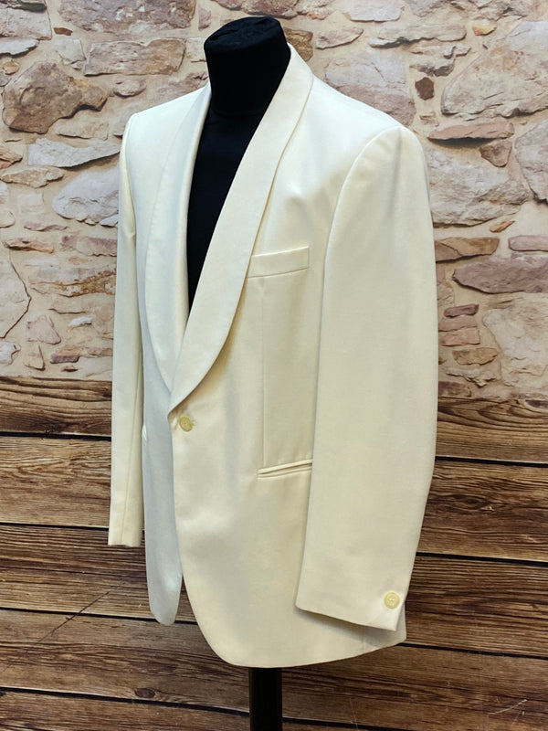 Vintage Dinnerjacke – Gr. 52 – Cremeweiß – sehr gut erhalten