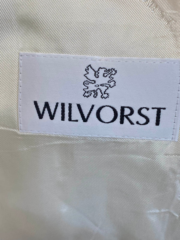Vintage Wilvorst Dinnerjacke – Gr. 32 – Cremeweiß – sehr gut erhalten