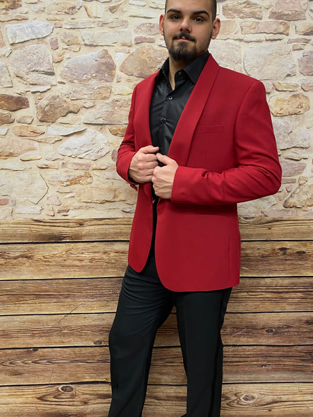 Rotes Sakko Dinnerjacke Smoking-Jackett  Gr.56