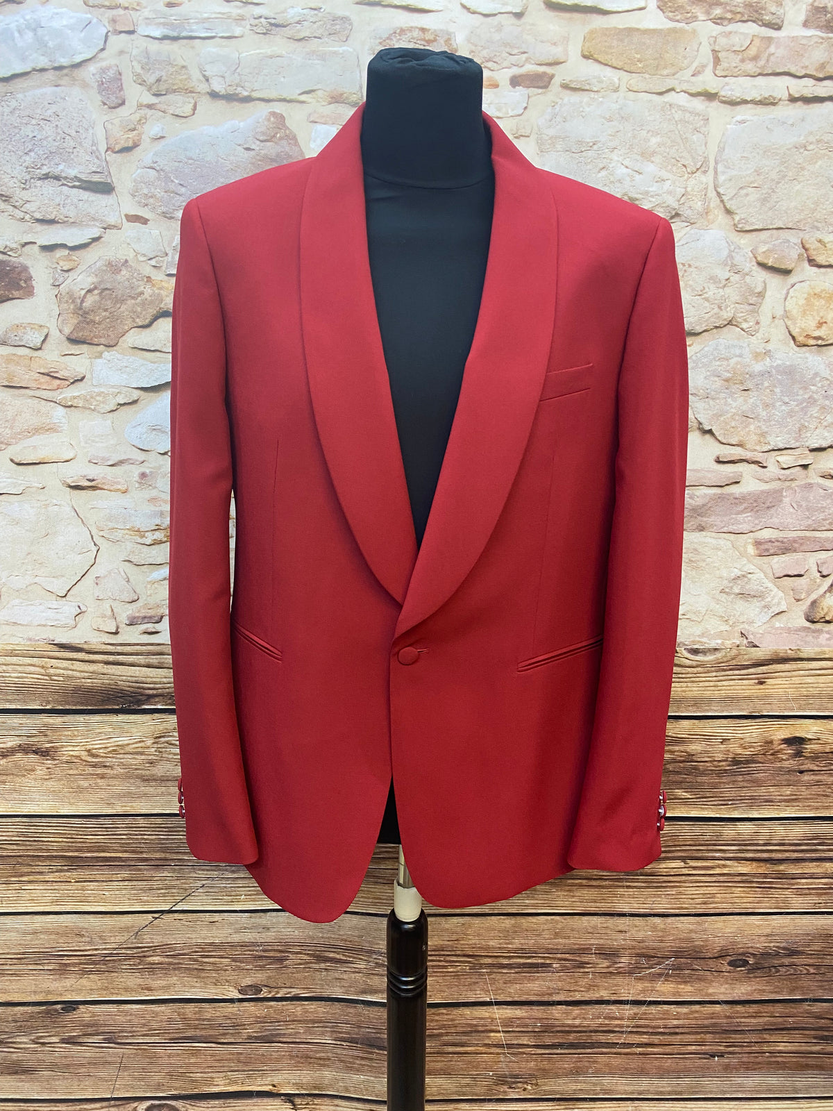 Rotes Sakko Dinnerjacke Smoking-Jackett  Gr.56