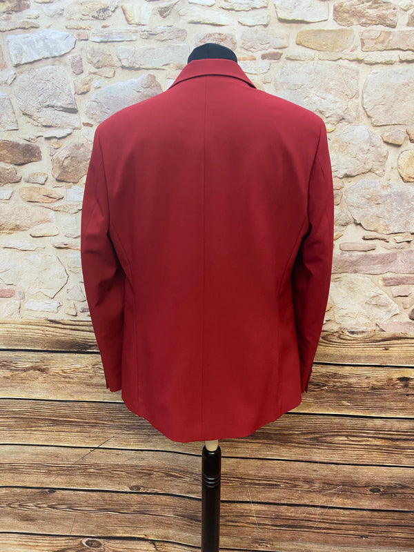 Rotes Dinner Jacket Smoking Herren Gr.54