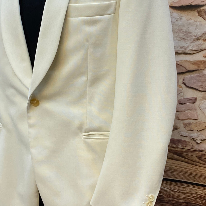 Vintage Dinner Jackett Gr.25 in hellen creme
