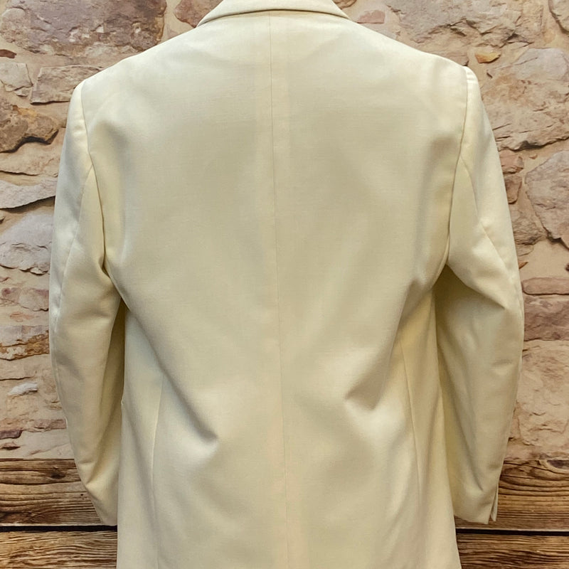Vintage Dinner Jackett Gr.25 in hellen creme