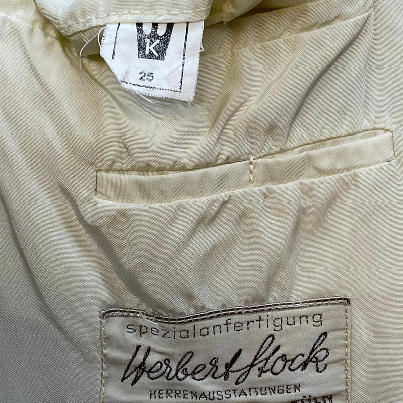 Vintage Dinner Jackett Gr.25 in hellen creme
