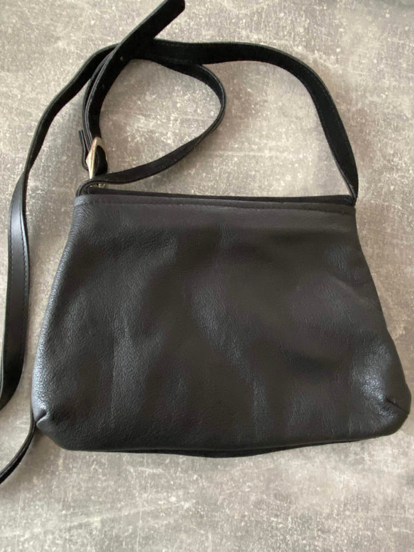 Vintage Trachten-Handtasche Schwarz mit Edelweiß