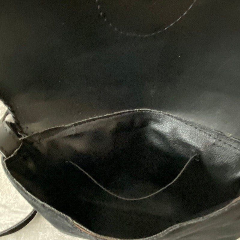 Vintage Trachten-Handtasche Schwarz mit Edelweiß