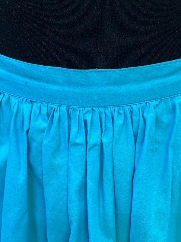 Vintage Dirndlschürze – türkis