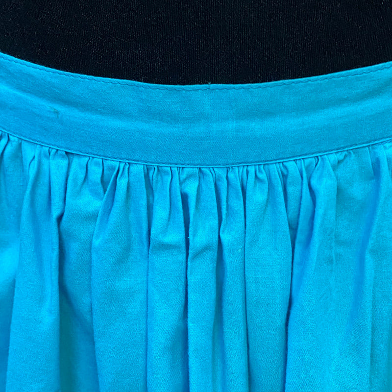 Vintage Dirndlschürze – türkis