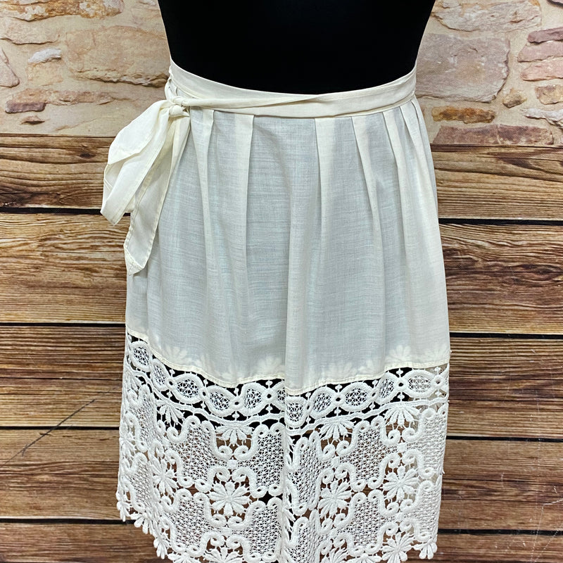 Vintage Dirndlschürze creme - kurz, Ansicht 2