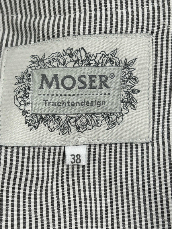Exklusives Moser Dirndl in Grün und Weiß – Gr. 38