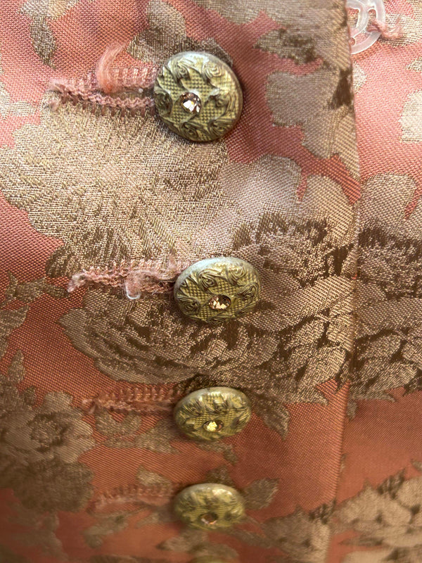 Elegantes Tramontana Dirndl in Beige und Rosa – EU Größe 40