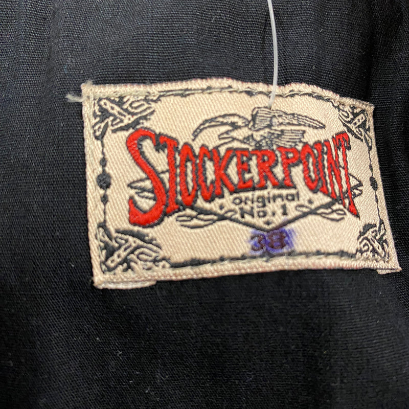 Vintage Dirndl Trachtenkleid Stickerei Gr.36, schwarz