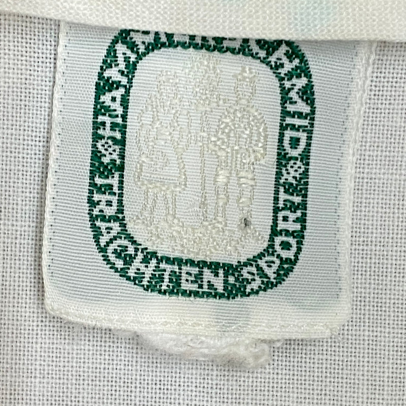 Weiße Dirndlbluse Vintage Gr.46