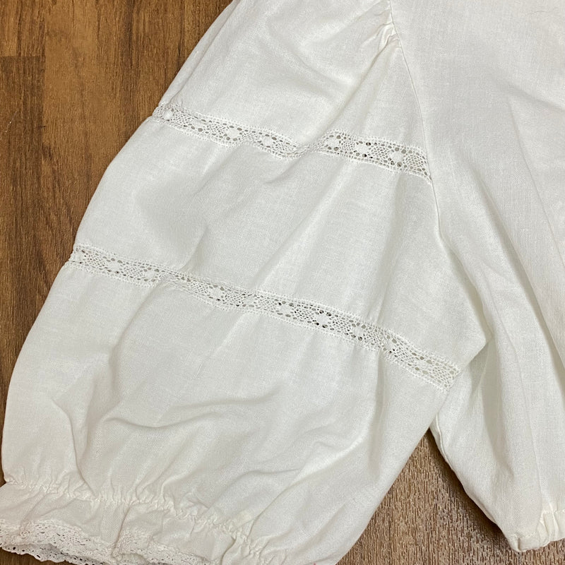 Dirndlbluse Vintage Gr.40, weiß
