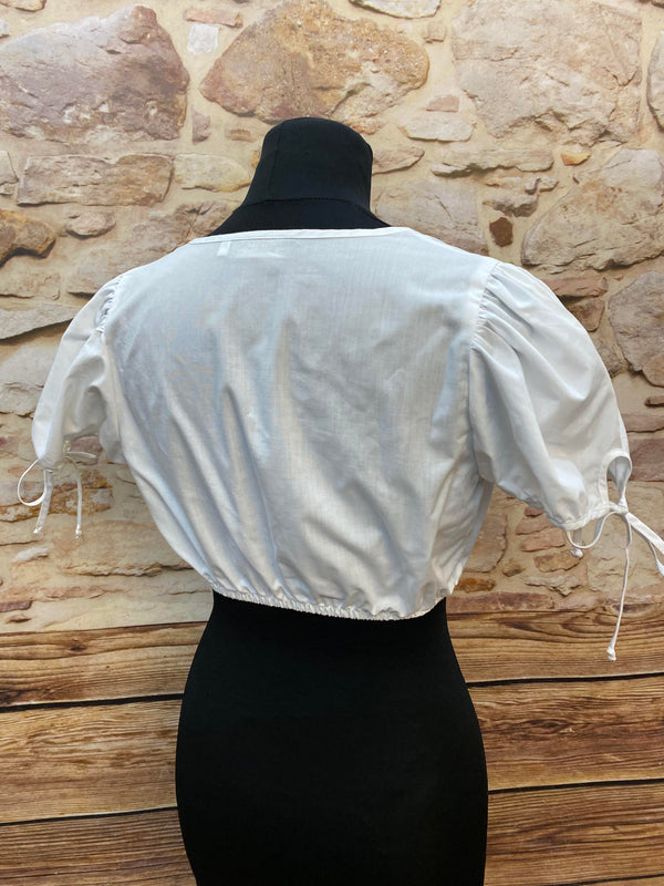 Country Line Dirndlbluse Weiß | Gr. 36 | Trachtenmode