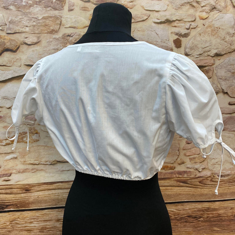 Country Line Dirndlbluse Weiß | Gr. 36 | Trachtenmode